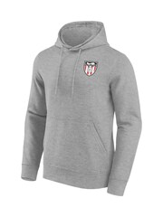 Fanatics Grey 100% Cotton Sunderland Retro Ship Crest Graphic Hoodie - Image 2 of 3