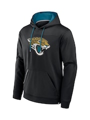Fanatics NFL Jacksonville Jaguars Defender Dot Faded Primary Fleece Black Hoodie - Image 2 of 3
