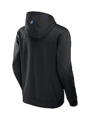 Fanatics NFL Jacksonville Jaguars Defender Dot Faded Primary Fleece Black Hoodie - Image 3 of 3