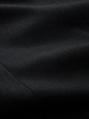Zwart - Single Breasted Tailored Blazer With Linen - Image 7 of 9