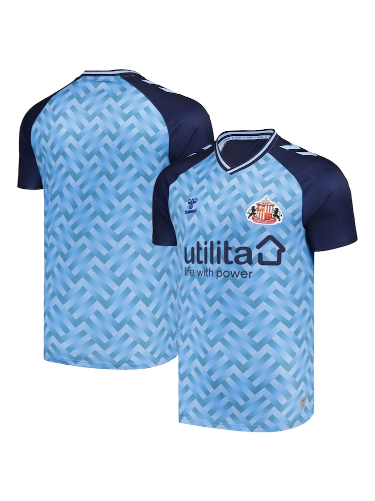 Fanatics Blue Sunderland Goalkeeper Shirt 2024-25 Kids - Image 1 of 3