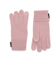 COACH Woven Patch Knit Black Gloves - Image 3 of 4