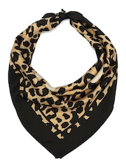 COACH Skräddarsydd Leopardmönstrad Sidenbandana Svart Halsduk - Bild 1 av 1