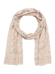 COACH Grey Fiorelli Mimi Scarve - Image 1 of 4