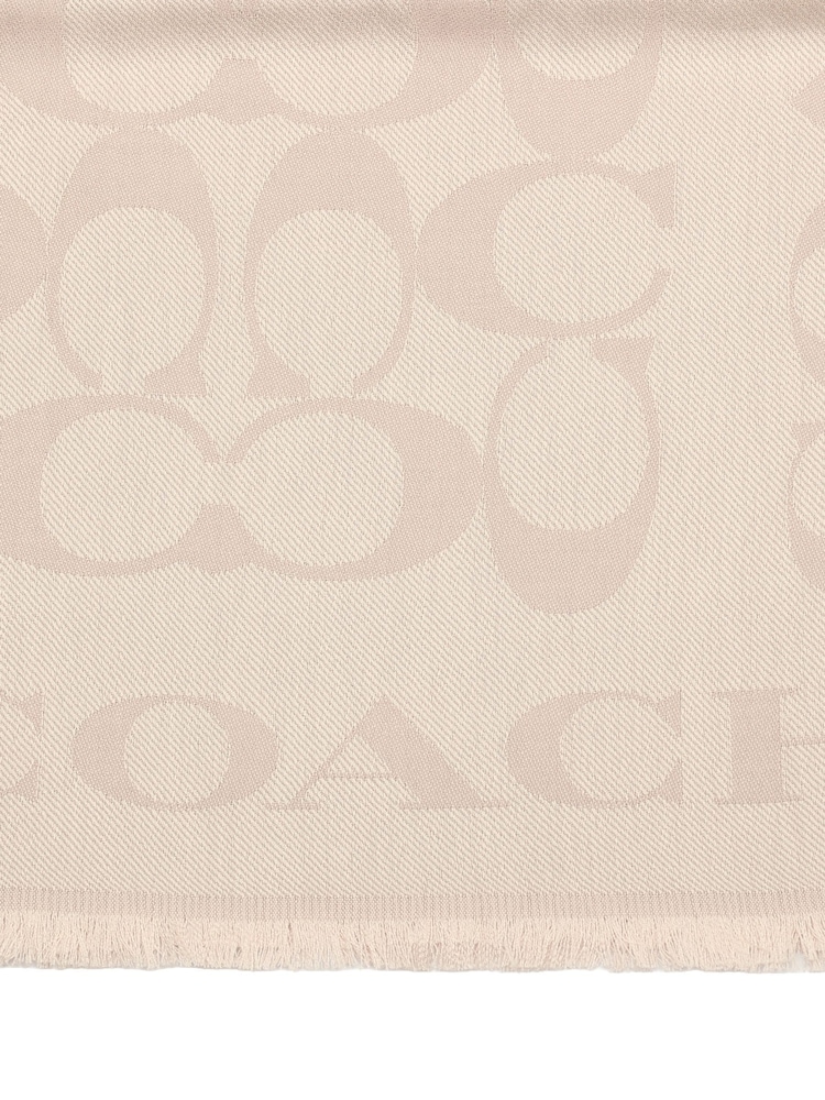 COACH Grey Fiorelli Mimi Scarve - Image 4 of 4