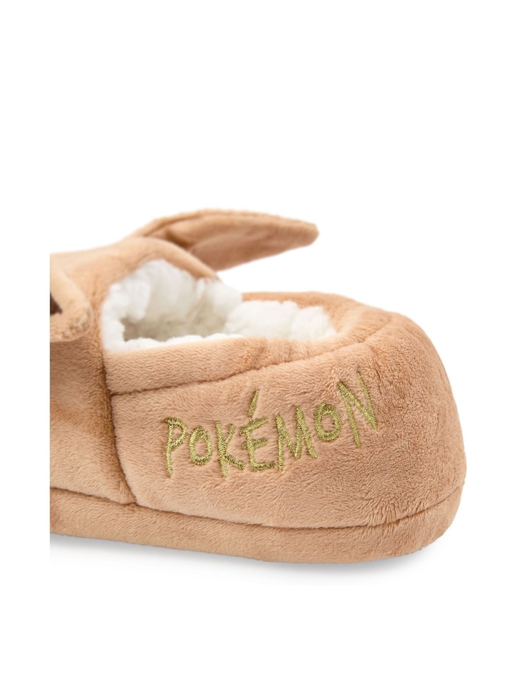 Vanilla Underground Brown Pokemon Eevee Girls 3D Slippers - Image 3 of 6