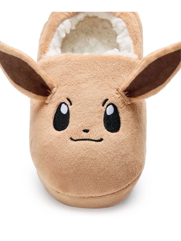 Vanilla Underground Brown Pokemon Eevee Girls 3D Slippers - Image 4 of 6