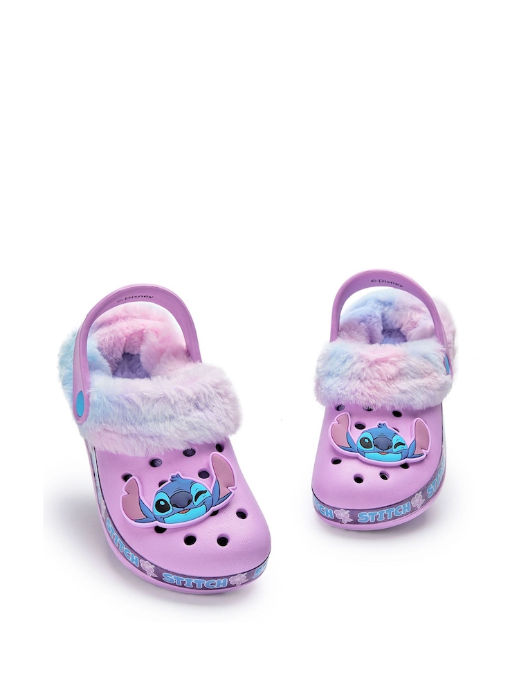 Vanilla Underground Disney Mädchen Clogs mit Ziernähten und Futter aus Fellimitat - Bild 1 von 6 Vanilla Underground Disney Mädchen Clogs mit Ziernähten und Futter aus Fellimitat - Bild 1 von 6