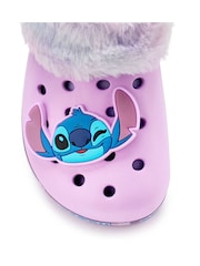 Vanilla Underground Purple Disney Stitch Girls Faux Fur Lined Clogs - Image 6 of 6