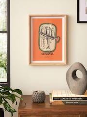 Tinned Sardines Print Framed Wall Art - Imagem 1 de 1