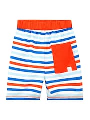 Harry Bear gestreifte Badeshorts mit Tasche - Bild 2 von 3