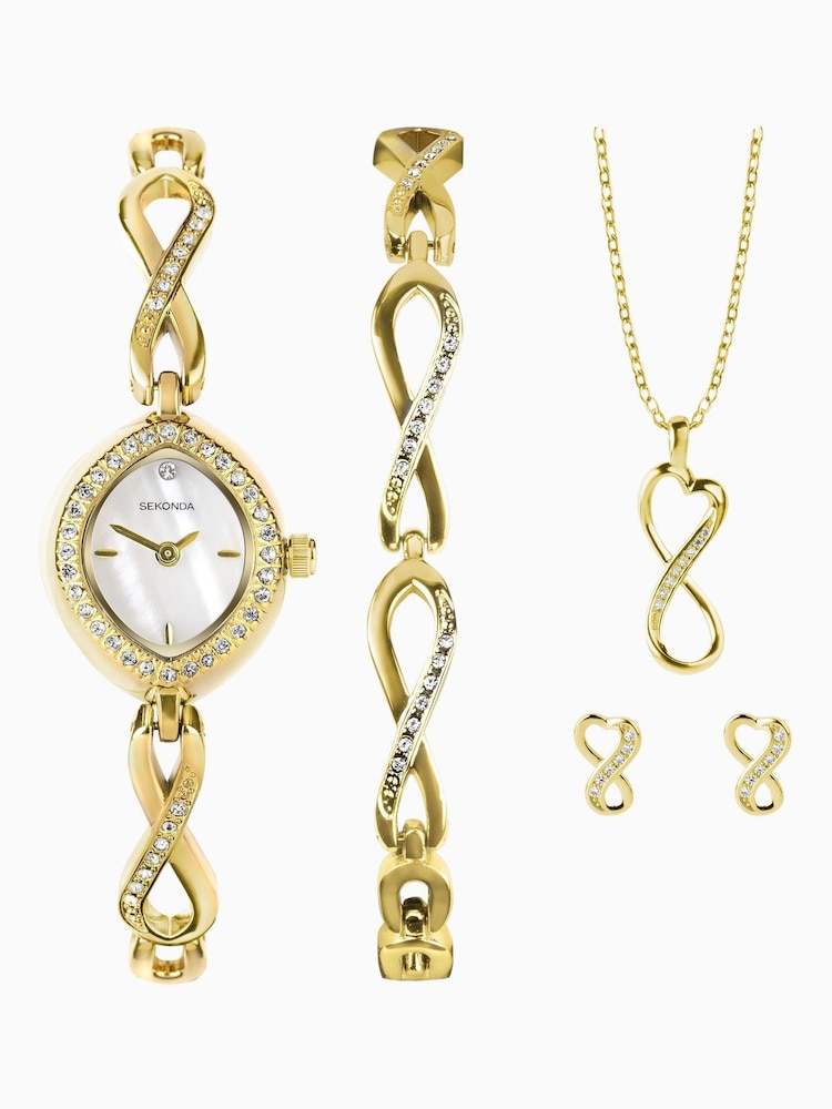 Sekonda Womens 18mm Analogue Giftset Case And Alloy Bracelet With Dial - Image 2 of 5