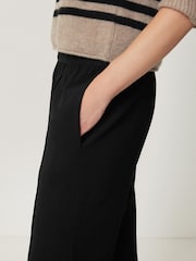 Jigsaw Black Tailored Smart Joggers - Image 5 of 7