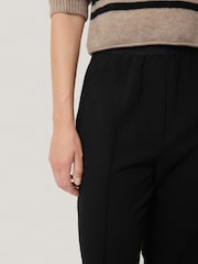Jigsaw Black Tailored Smart Joggers - Image 6 of 7