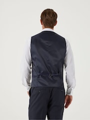 Skopes Blue Farnham Single Breasted Suit Waistcoat - Image 2 of 4