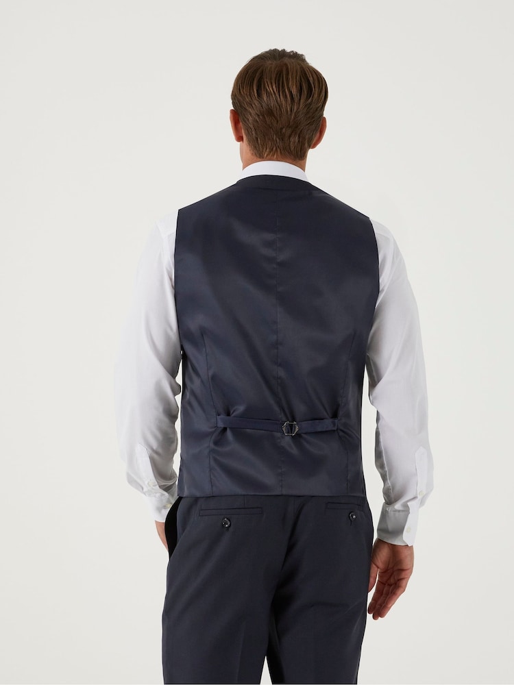 Skopes Blue Farnham Single Breasted Suit Waistcoat - Image 2 of 4