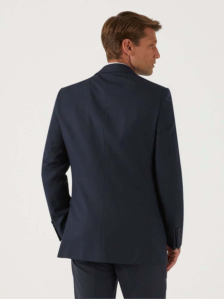 Skopes Blue Tailored Fit Farnham Suit: Jacket - Image 2 of 4