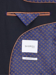 Skopes Blue Tailored Fit Tailored Fit Farnham Suit Jacket - Image 5 of 5