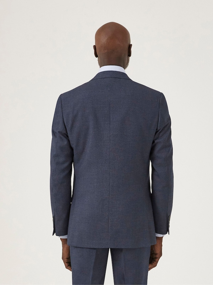 Skopes Dark Blue Tailored Harcourt Suit Jacket - Image 2 of 4