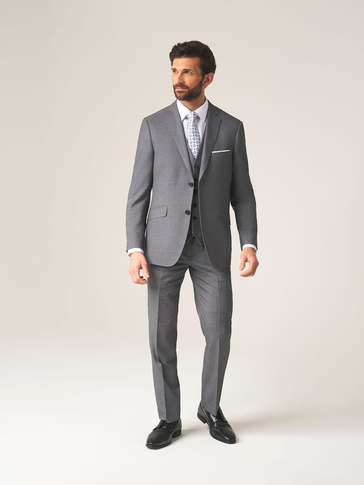 Skopes Light Grey Tailored Harcourt Suit Jacket - Image 5 of 7