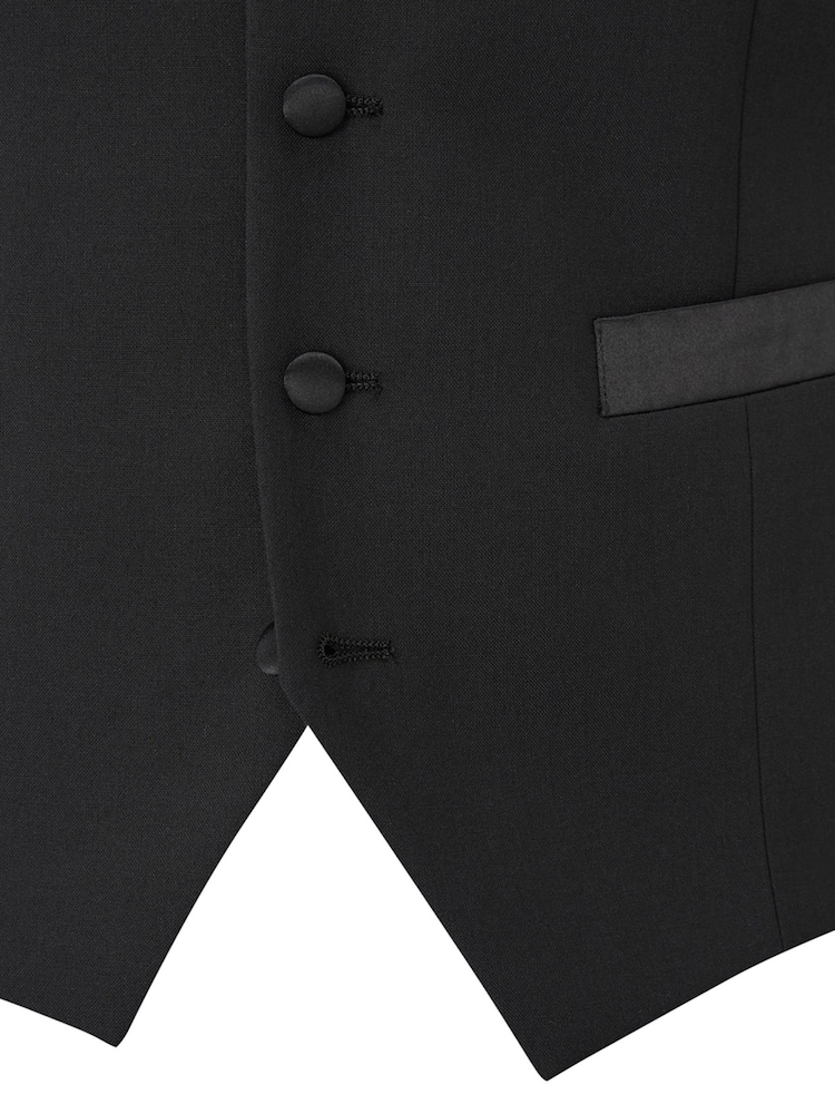 Skopes Black Cavendish Single Breasted Dinner Suit Waistcoat - Image 4 of 4