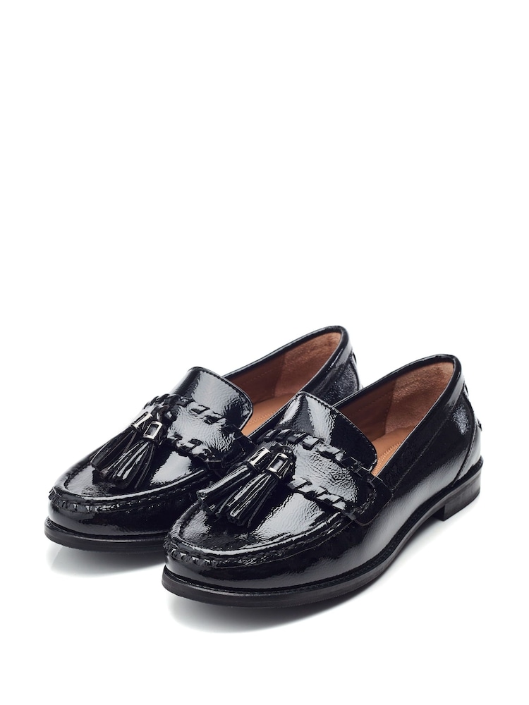 Moda in Pelle Espelette Leather Tassel Boat Shoes - Image 2 of 4 Moda in Pelle Espelette Leather Tassel Boat Shoes - Image 2 of 4