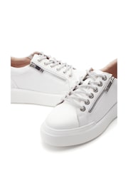 Moda in Pelle Banquette Glitz Detail Lace up Chunky Leather Trainers - Image 3 of 3