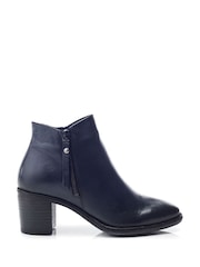Moda In Pelle Orpie Block Heel Leather Ankle Boots - Image 1 of 4
