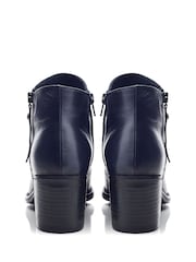 Moda In Pelle Orpie Block Heel Leather Ankle Boots - Image 3 of 4