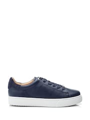 Moda In Pelle Brandie Lace Up Slim Sole Trainers - Image 1 of 4