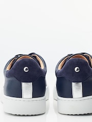 Moda In Pelle Brandie Lace Up Slim Sole Trainers - Image 4 of 4