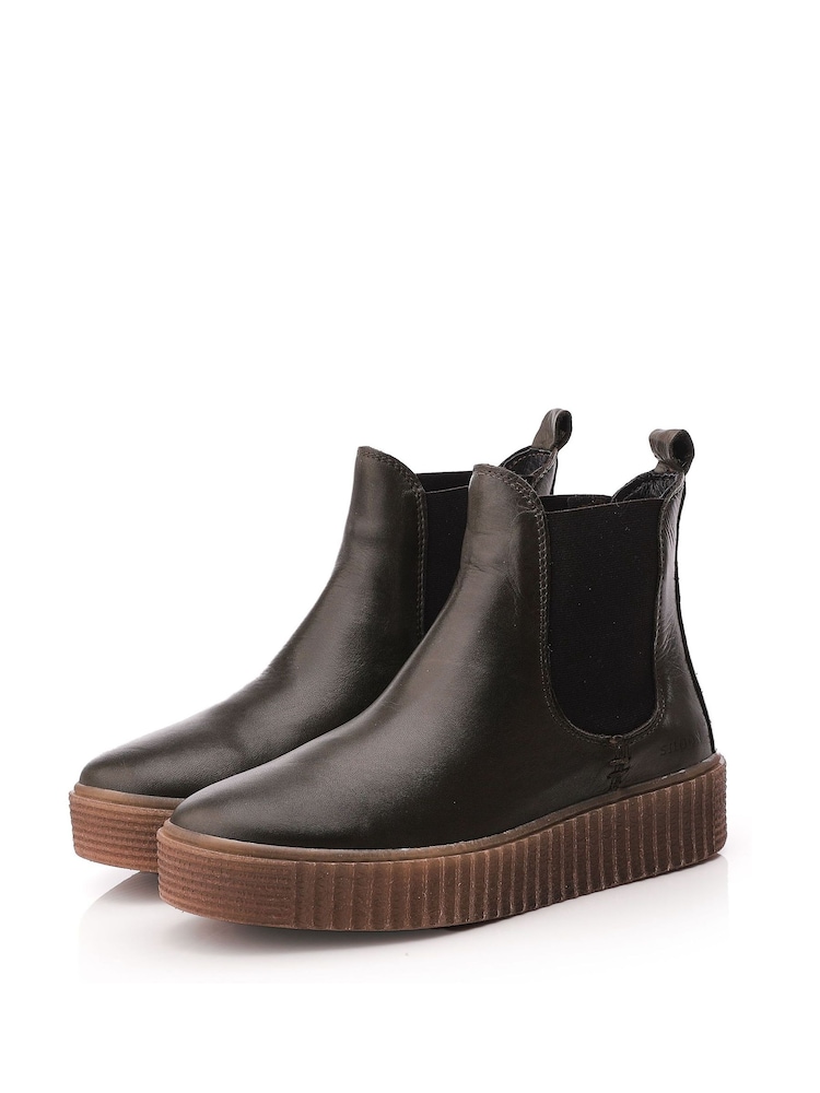 Moda In Pelle SH Illom Leather Chelsea Flexible Side Panel Boots - Image 2 of 4
