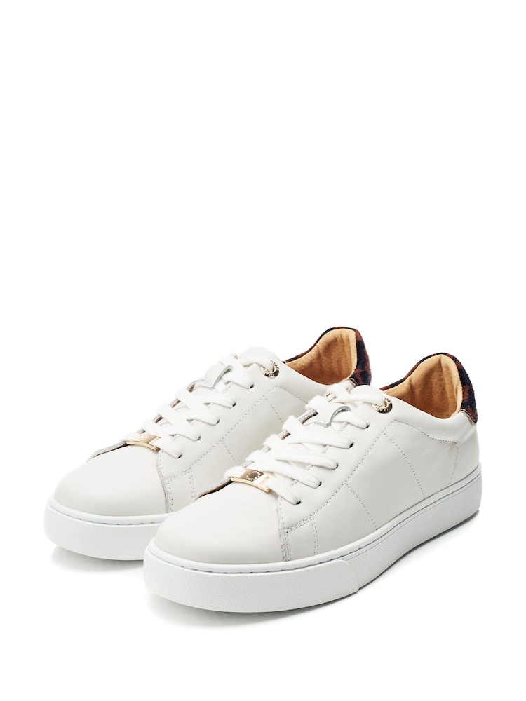 Moda In Pelle Brandie Lace Up Slim Sole Trainers - Image 2 of 4