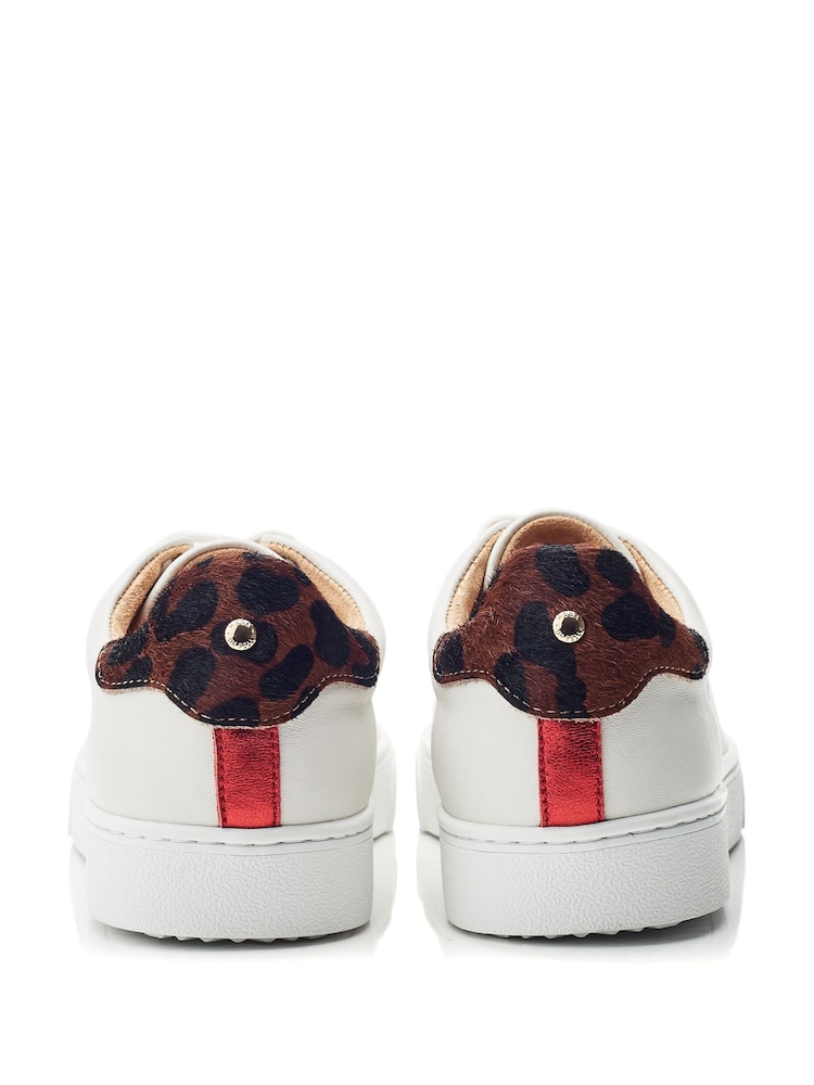 Moda In Pelle Brandie Lace Up Slim Sole Trainers - Image 4 of 4