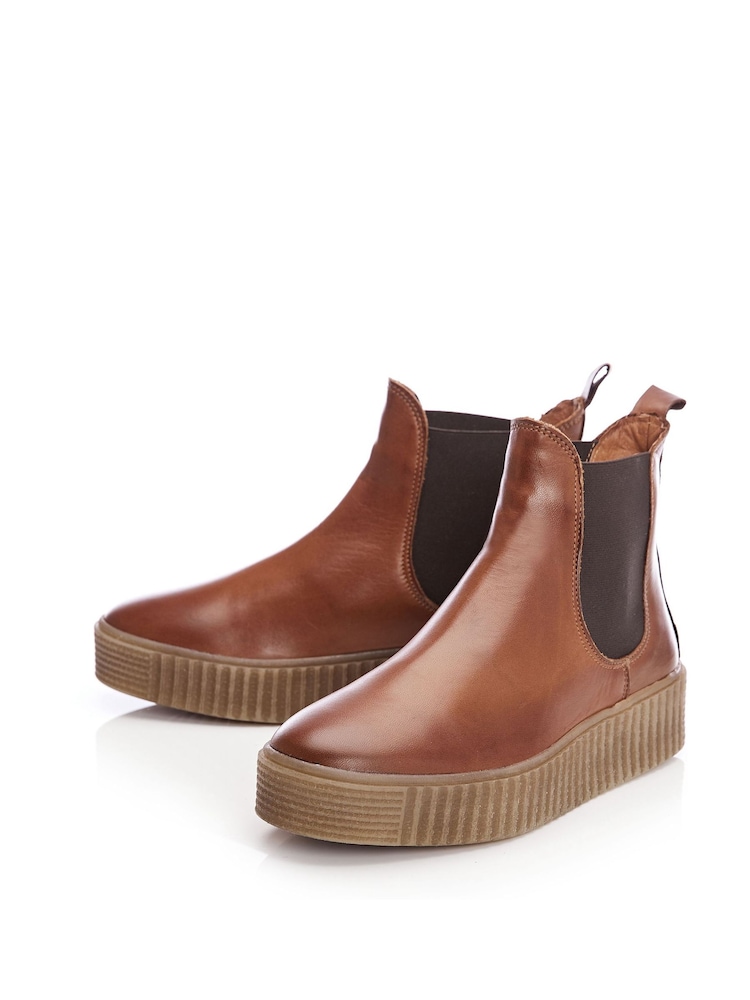 rumenorjava; poltna - Moda in Pelle SH Illom Leather Chelsea Flexible Side Panel gležnjarji - Slika 3 iz 3 rumenorjava; poltna - Moda in Pelle SH Illom Leather Chelsea Flexible Side Panel gležnjarji - Slika 3 iz 3