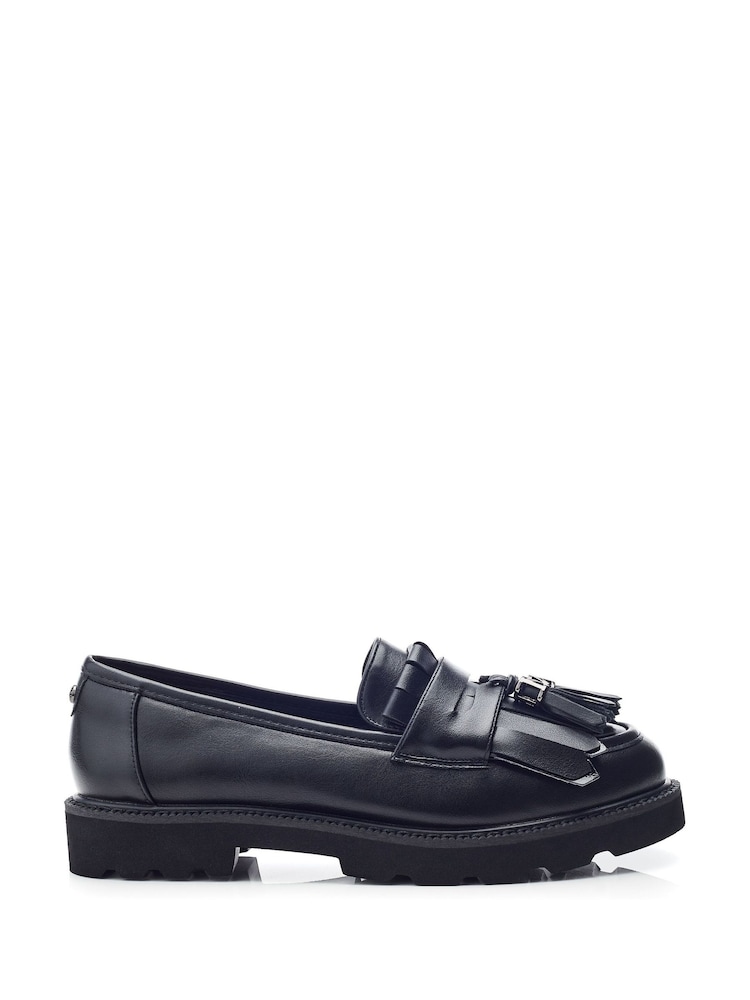 črna - Moda in Pelle Fleeche cepljen edini Tassle Trim Chunky mokasini - Slika 1 iz 4 črna - Moda in Pelle Fleeche cepljen edini Tassle Trim Chunky mokasini - Slika 1 iz 4