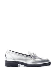 Moda in Pelle Estephe Snaffle Trim Almond Toe usnje mokasini - Slika 1 iz 4