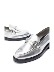 Moda in Pelle Estephe Snaffle Trim Almond Toe usnje mokasini - Slika 4 iz 4