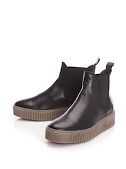 Moda In Pelle SH Illom Leather Chelsea Flexible Side Panel Boots - Image 3 of 3