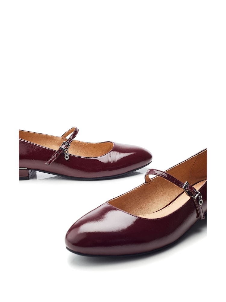 Rojo - Moda in Pelle FLORENTIN BLOCK HEEL MARYJANE LEATHER SHOE - Imagen 4 de 4 Rojo - Moda in Pelle FLORENTIN BLOCK HEEL MARYJANE LEATHER SHOE - Imagen 4 de 4