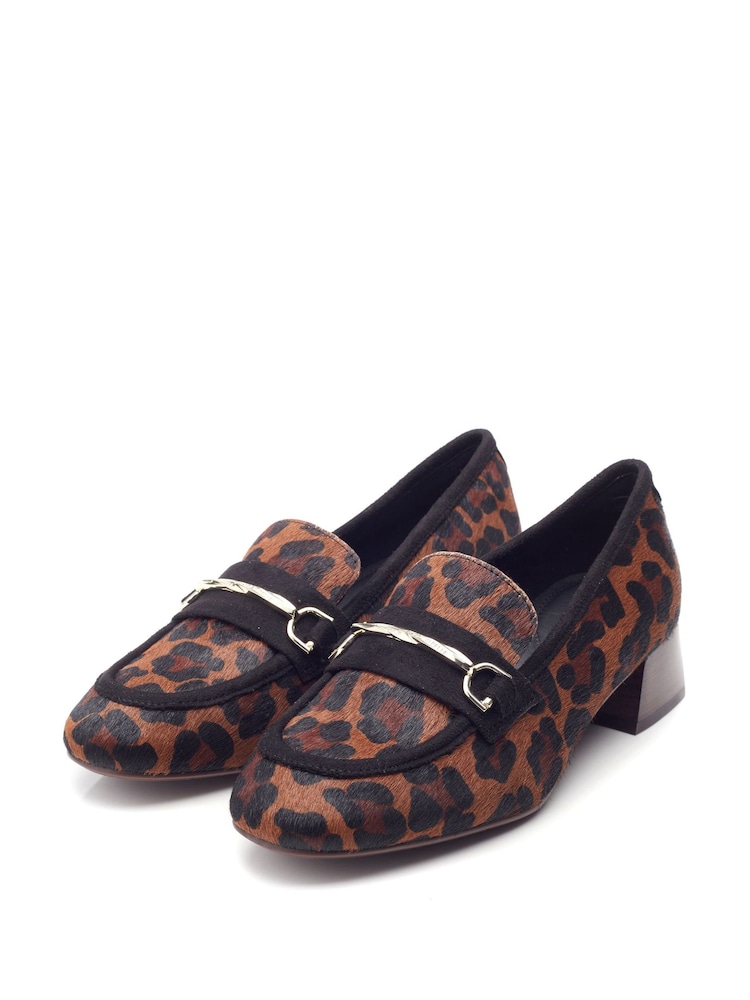 Animal - Moda in Pelle Coutance Block čevlji z visoko peto Snaffle Trim Usnjeni mokasini - Slika 2 iz 4 Animal - Moda in Pelle Coutance Block čevlji z visoko peto Snaffle Trim Usnjeni mokasini - Slika 2 iz 4