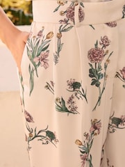 Floral Twill Tapered Trousers - Image 4 of 9