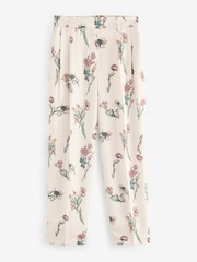 Floral Twill Tapered Trousers - Image 5 of 9