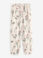 Floral Twill Tapered Trousers - Image 6 of 9
