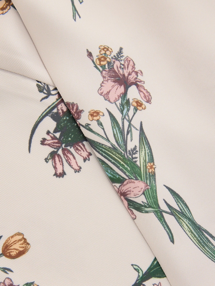 Floral Twill Tapered Trousers - Image 9 of 9 Floral Twill Tapered Trousers - Image 9 of 9