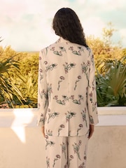 Floral Twill Double Breasted Blazer - Image 3 of 10