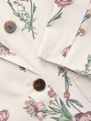 Floral Twill Double Breasted Blazer - Image 8 of 10