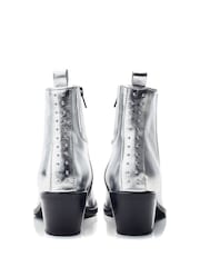 Moda in Pelle Maevie Pointed Side Zip Western Boots Stud Back Detail - Image 3 of 4