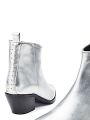 Moda in Pelle Maevie Pointed Side Zip Western Boots Stud Back Detail - Image 4 of 4