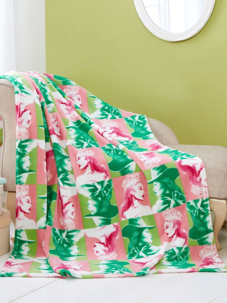 Wicked Pink Supersoft Fleece Throw - Image 1 of 4